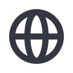 Globe SVG Icon